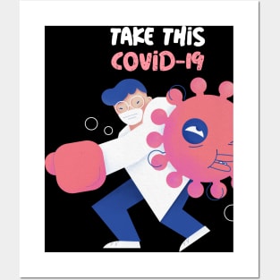 Take this convid 19 Posters and Art